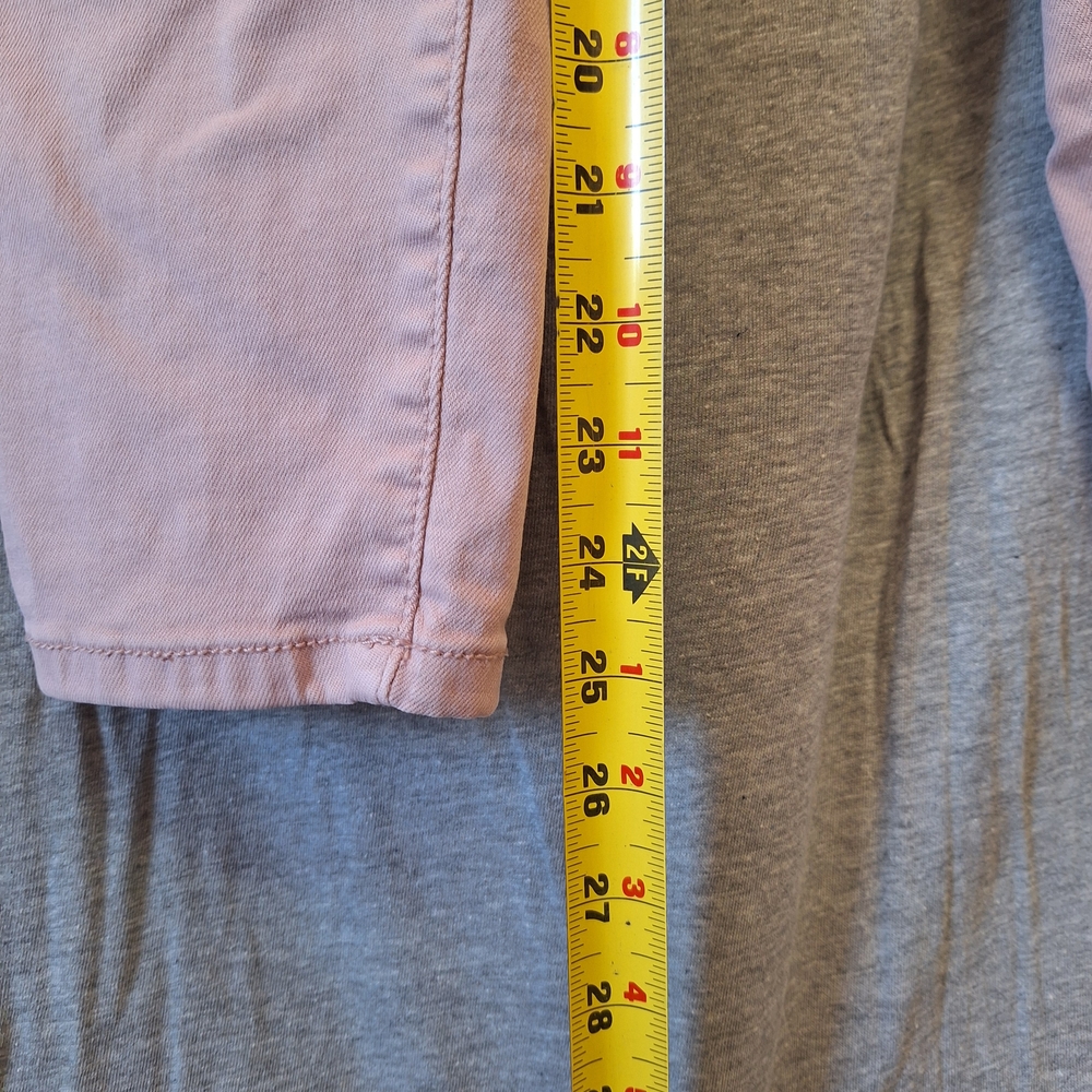Buffalo David Bitton "Avalon" Size 8 Mid-Rise Pink Skinny Jeans Soft Denim - Picture 5 of 15